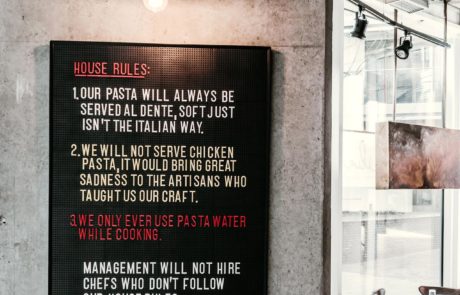 Pasta Rules Italian fresh pasta restaurant Aldgate