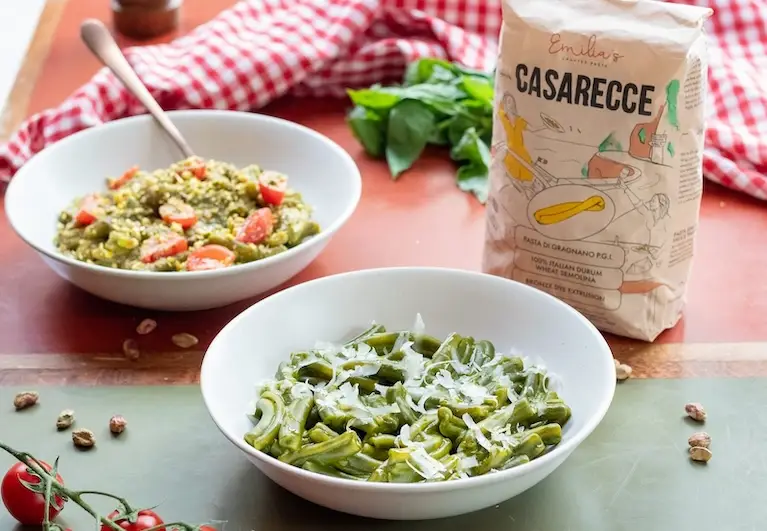 Pesto casarecce bucatini carbonara mobile
